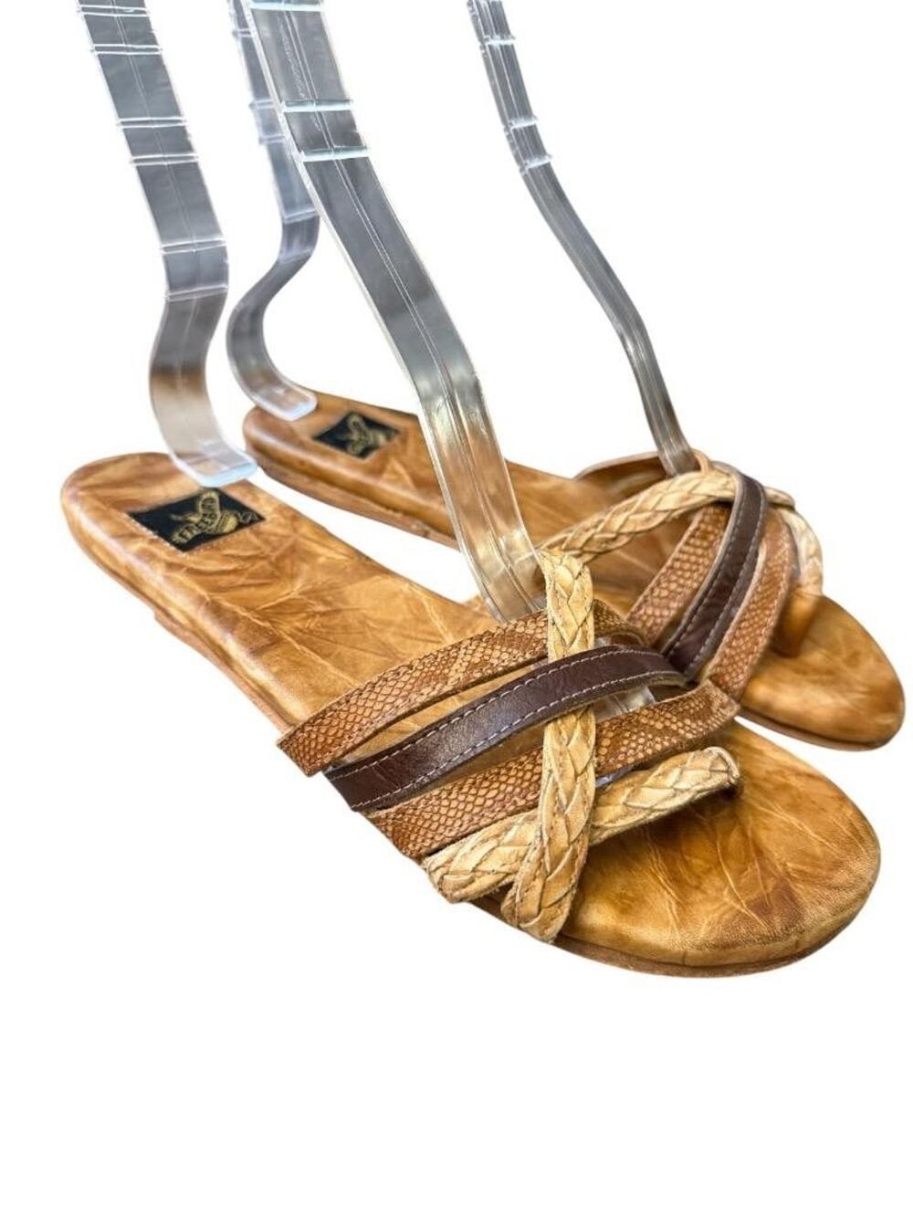 Freebird Sugar Leather Slide Sandal Leather Women size 10